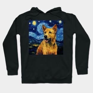 Chinook painted in Van Gogh style Hoodie